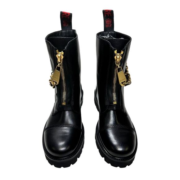 New Zadig & Voltaire Joe Cecilia Smooth Cowskin Chelsea Boots Sz EU38/US7.5 - Picture 2 of 8